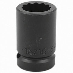 SK - Impact Socket - 3/4"DR 12PT 13/16" THIN WALL IMPACT SOCKET - USA Tool & Supply