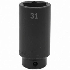 SK - Impact Socket - 1/2"DR 31MM DEEP IMPACT SOCKET - USA Tool & Supply