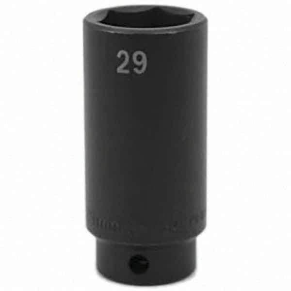 SK - Impact Socket - 1/2"DR 29MM DEEP IMPACT SOCKET - USA Tool & Supply