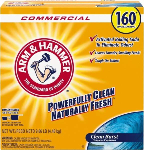 Arm & Hammer - 11.9 Lb Powder Laundry Detergent - Clean Burst Scent - USA Tool & Supply