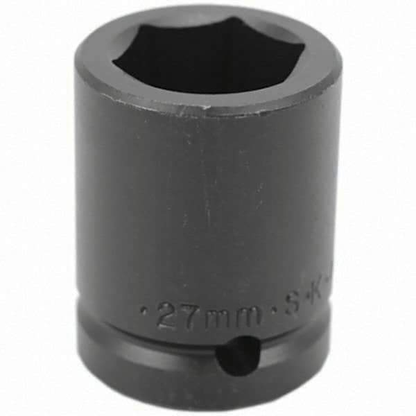 SK - Impact Socket - 3/4"DR 27MM IMPACT SOCKET - USA Tool & Supply