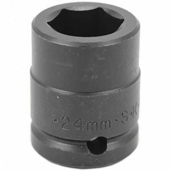 SK - Impact Socket - 3/4"DR 24MM IMPACT SOCKET - USA Tool & Supply