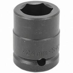 SK - Impact Socket - 3/4"DR 24MM IMPACT SOCKET - USA Tool & Supply