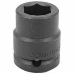 SK - Impact Socket - 3/4"DR 22MM IMPACT SOCKET - USA Tool & Supply