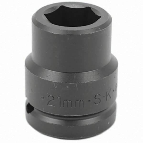 SK - Impact Socket - 3/4"DR 21MM IMPACT SOCKET - USA Tool & Supply