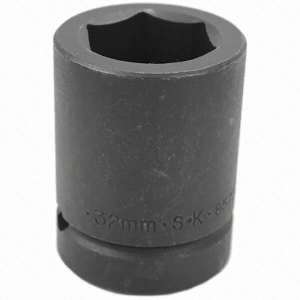 SK - Impact Socket - 1"DR 32MM IMPACT SOCKET - USA Tool & Supply