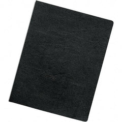 FELLOWES - Black Vinyl Binding Machine Report Cover - 8-3/4 x 11-1/4" - USA Tool & Supply