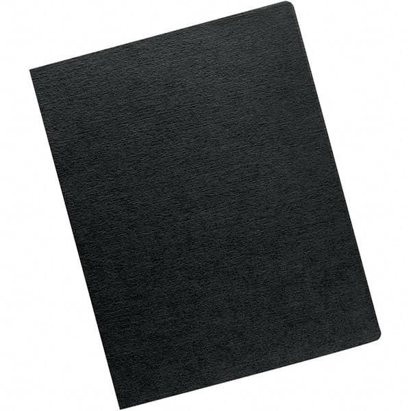 FELLOWES - Black 70 Lb Paper Stock Binding Machine Report Cover - 8-3/4 x 11-1/4" - USA Tool & Supply