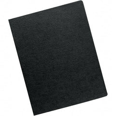FELLOWES - Black 70 Lb Paper Stock Binding Machine Report Cover - 8-3/4 x 11-1/4" - USA Tool & Supply