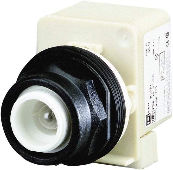 Schneider Electric - 30mm Mount Hole, Extended Straight, Pushbutton Switch Only - Momentary (MO) - USA Tool & Supply