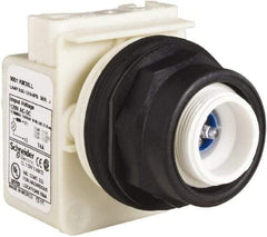 Schneider Electric - Extended Straight Pushbutton Switch Operator - Round Button, LED Lamp, Illuminated - USA Tool & Supply
