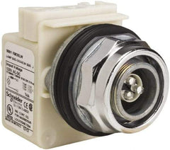 Schneider Electric - 120 V LED Pilot Light - Round Lens, Screw Clamp Connector - USA Tool & Supply