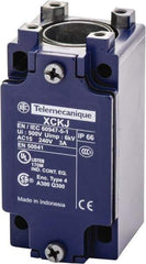Telemecanique Sensors - 3.7 Inch Long, Metal Body, Limit Switch Body - For Use with ZCKE05, ZCKE06, ZCKE08, ZCKE21, ZCKE23, ZCKE61, ZCKE619, ZCKE62, ZCKE629, ZCKE63, ZCKE64, ZCKE65, ZCKE66, ZCKE67 - USA Tool & Supply