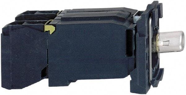 Schneider Electric - 110-120 VAC at 50/60 Hz Incandescent Indicating Light - Screw Clamp Connector, Vibration Resistant - USA Tool & Supply