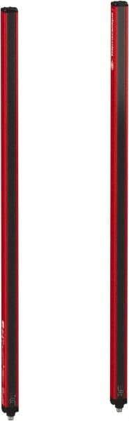 Telemecanique Sensors - 3 Beam, 31.89 Inch Height Protection, 4, 12m Max Sensing, 14 to 131°F, Body Protection 4, Safety Light Curtain - 24 VDC, 15-3/4 Inch Space Between Beams, Red, Aluminum - USA Tool & Supply