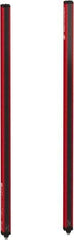 Telemecanique Sensors - 3 Beam, 31.89 Inch Height Protection, 4, 12m Max Sensing, 14 to 131°F, Body Protection 4, Safety Light Curtain - 24 VDC, 15-3/4 Inch Space Between Beams, Red, Aluminum - USA Tool & Supply