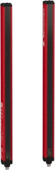 Telemecanique Sensors - 23 Beam, 18.11 Inch Height Protection, 4, 12m Max Sensing, 14 to 131°F, Hand Protection 4, Safety Light Curtain - 24 VDC, Red, Aluminum - USA Tool & Supply