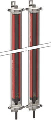 Telemecanique Sensors - 46 Beam, 35.83 Inch Height Protection, 8, 17m Max Sensing, 14 to 131°F, Hand Protection 4, Safety Light Curtain - 24 VDC, Red - USA Tool & Supply