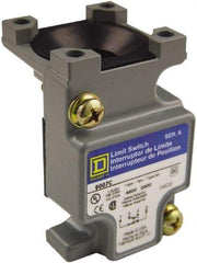 Square D - 1.55 Inch Long, Metal Body, Limit Switch Standard Plug In Unit - For Use with 9007C Heavy Duty Industrial Limit Switches - USA Tool & Supply