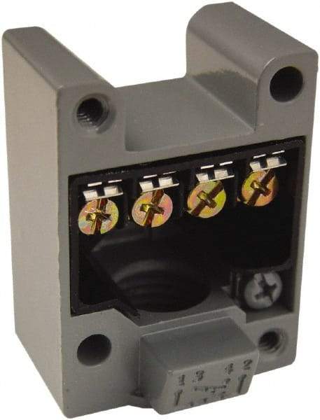 Square D - 4.2 Inch Long, Zinc Body, Limit Switch Base - For Use with 9007, 9007C - USA Tool & Supply
