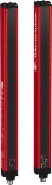 Telemecanique Sensors - 16 Beam, 12.2 Inch Height Protection, 10, 20m Max Sensing, 14 to 131°F, Hand Protection 4, Safety Light Curtain - 24 VDC, Red, Aluminum - USA Tool & Supply