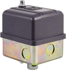 Square D - 1, 7, 9 and 3R NEMA Rated, 40 to 60 psi, Electromechanical Pressure and Level Switch - Adjustable Pressure, 575 VAC, L1-T1, L2-T2 Terminal, For Use with Square D Pumptrol - USA Tool & Supply