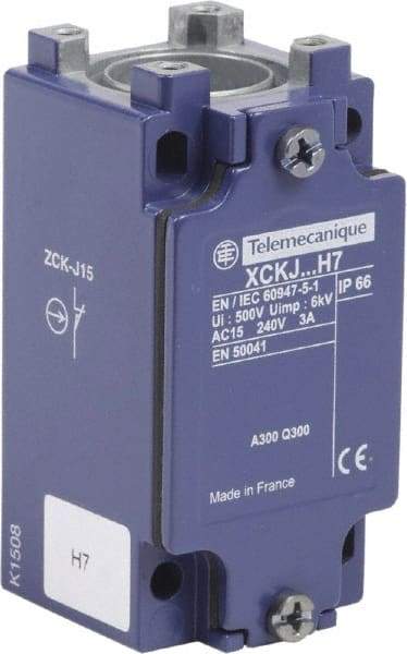 Telemecanique Sensors - 3.7 Inch Long, Metal Body, Limit Switch Body - For Use with Limit Switches - USA Tool & Supply