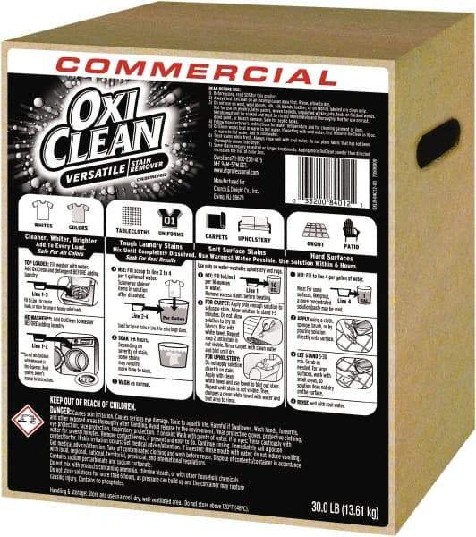 Oxi Clean - 30 Lb Powder Laundry Detergent - Regular Scent - USA Tool & Supply