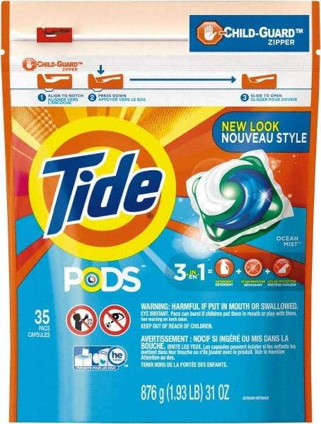 Tide - 31 oz Powder/Gel Laundry Detergent - Ocean Mist Scent - USA Tool & Supply