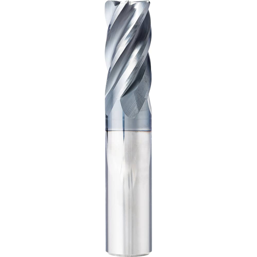Supermill - 3/4" Diam 5 Flute Solid Carbide 0.015" Corner Radius End Mill - USA Tool & Supply