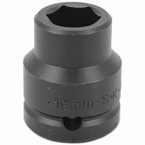 SK - Impact Socket - 3/4"DR 19MM IMPACT SOCKET - USA Tool & Supply