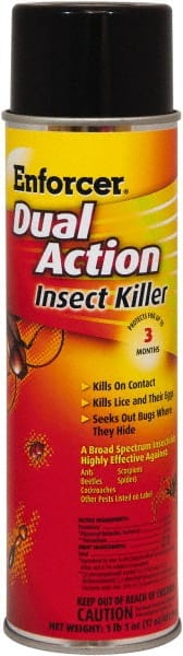 Enforcer - Case of (12) 17-oz Aerosol Cans Flying & Crawling Insect Killer - USA Tool & Supply