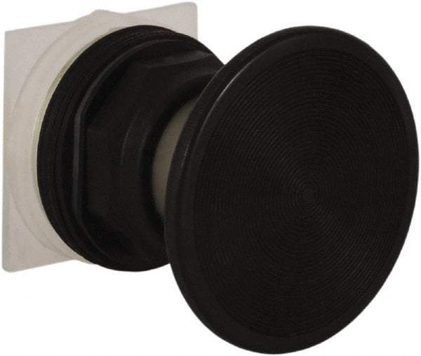 Schneider Electric - 30mm Mount Hole, Extended Straight, Pushbutton Switch Only - Black Pushbutton, Momentary (MO) - USA Tool & Supply