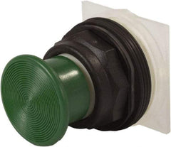 Schneider Electric - 30mm Mount Hole, Extended Straight, Pushbutton Switch Only - Green Pushbutton, Momentary (MO) - USA Tool & Supply