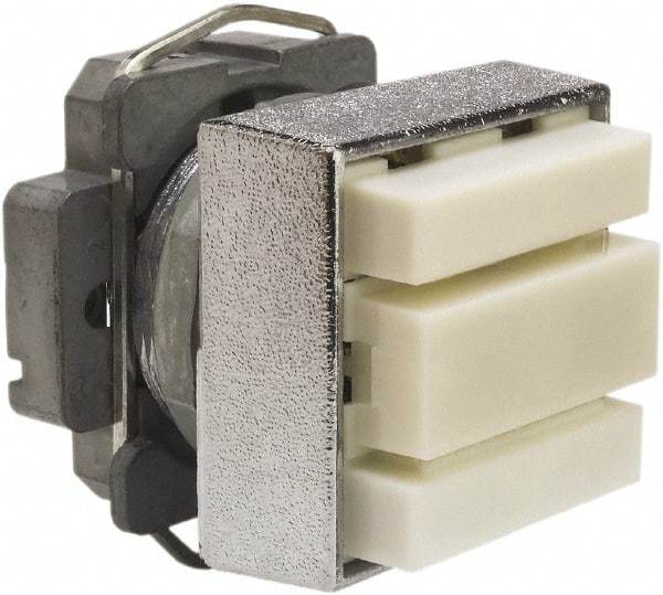 Schneider Electric - 30mm Mount Hole, Pushbutton Switch Only - Square, Illuminated, Momentary (MO) - USA Tool & Supply