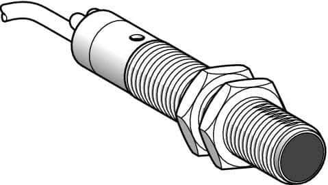 Telemecanique Sensors - Cable Connector, 15m Nominal Distance, Shock and Vibration Resistant, Through Beam Photoelectric Sensor - 24 to 240 VAC/VDC, 25 Hz, Brass, 97mm Long x 18mm Wide x 7 Inch High - USA Tool & Supply