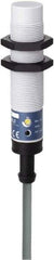 Telemecanique Sensors - NPN, 8mm Detection, Cylinder, Capacitive Proximity Sensor - IP67, 12 to 24 VDC, M18x1 Thread, 78mm Long - USA Tool & Supply