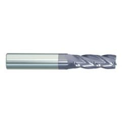 1/2" Dia. - 4" OAL - CBD - High Spiral HP End Mill - 4 FL - USA Tool & Supply