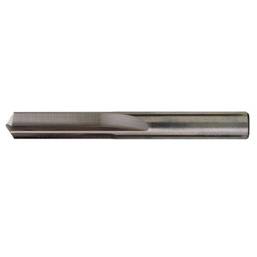 ‎#47 Dia. × 0.078″ Shank × 3/4″ Flute Length × 1-3/4″ OAL, Stub, 140°, Bright, 2xD Flute, Round Solid Carbide Drill - Exact Industrial Supply
