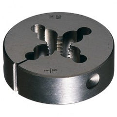 ‎1/2-14 NPT 2″ OD Carbon Steel Round Adjustable Die - Taper Pipe - USA Tool & Supply