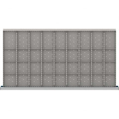 LISTA - 36-Compartment Drawer Divider Layout for 3.15" High Drawers - USA Tool & Supply