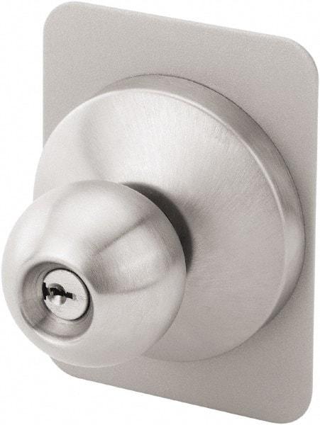 Falcon - Aluminum Finish, Steel Knob Trim - Nonhanded, For Falcon - USA Tool & Supply