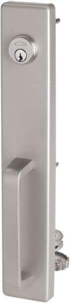 Falcon - Aluminum Finish, Steel Night Latch Trim - Nonhanded, For Falcon - USA Tool & Supply