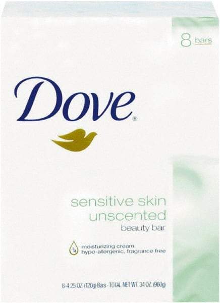 Dove - 4.5 oz Box Bar Soap - White, Unscented - USA Tool & Supply