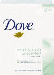 Dove - 4.5 oz Box Bar Soap - White, Unscented - USA Tool & Supply