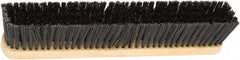 Harper Brush - 18" Medium Duty Polypropylene Push Broom - 2-7/8" Bristle Length, Wood Block, Bolt-On Handle Connection, Handle Sold Separately - USA Tool & Supply