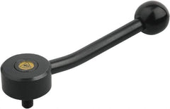 KIPP - 5/16-18, Steel Threaded Stud Adjustable Clamping Handle - 116.5mm OAL, 29mm High - USA Tool & Supply