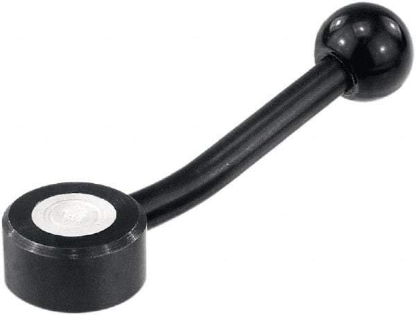 KIPP - M8, Steel Threaded Hole Adjustable Clamping Handle - 116.5mm OAL, 29mm High - USA Tool & Supply