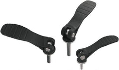 KIPP - 5/16-18, Fiberglass Reinforced Plastic Threaded Stud Adjustable Clamping Handle - 110mm OAL, 27.7mm High - USA Tool & Supply