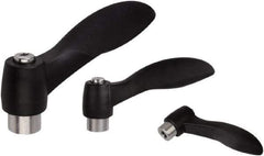 KIPP - 5/16-18, Fiberglass Reinforced Plastic & Thermoplastic SEBS Threaded Hole Adjustable Clamping Handle - 91.2mm OAL, 56.1mm High - USA Tool & Supply